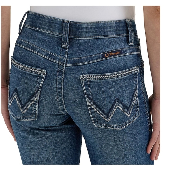 Wrangler Willow Mid Rise Boot Cut Ultimate Riding‎ Jeans size 7x38 new - Picture 5 of 5